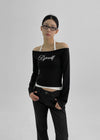 [MADE] Serini Off Shoulder Long Sleeve T-shirt