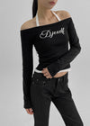 [MADE] Serini Off Shoulder Long Sleeve T-shirt