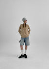 [B-DENIM] ESSENTIAL HALF SHORTS 040