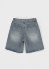 [B-DENIM] ESSENTIAL HALF SHORTS 040