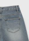 [B-DENIM] ESSENTIAL HALF SHORTS 040