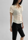 [MADE] Elsop Burton Pleats Blouse (Short-Sleeved ver.)