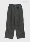 (UNISEX) Missme String Banding Wide Pants