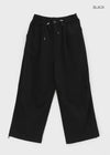(UNISEX) Missme String Banding Wide Pants