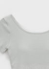 [MADE] Easy Backless Short Sleeve T-shirt With Cap
