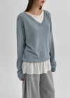 [MADE] Leuk Summer V-neck Knitwear