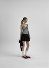 Verner Stripe Lace Strap Sleeveless