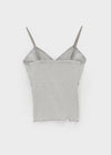 Verner Stripe Lace Strap Sleeveless