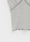 Verner Stripe Lace Strap Sleeveless