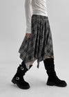 Beeoping Buckle Suede Long Boots