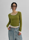 [MADE] Serion U-Neck Long Sleeve T-shirt