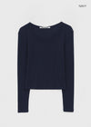 [MADE] Serion U-Neck Long Sleeve T-shirt