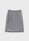 Newating Check Midi Skirt (Belt Set)