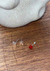 (SILVER 925)Silat Square Earrings