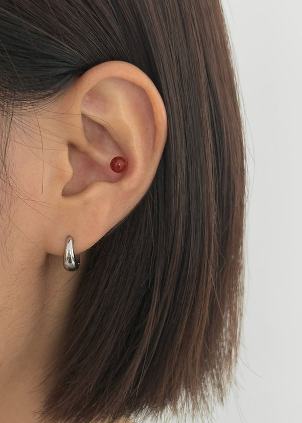 Piercing Red Color Suring Red Ball Piercing – BLACKUP