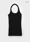 Romit Stripe Holter-Neck Sleeveless