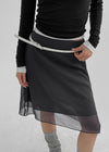 Blano Chiffon Midi Skirt