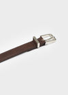 Tutil Square Slim Leather Belt