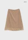 Blano Chiffon Midi Skirt