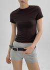 Chenster Square Wide Leather Belt