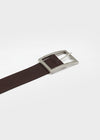 Chenster Square Wide Leather Belt