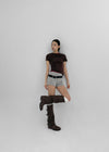 Tycoon Buckle Warmer Leather Long Boots