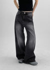 Penilla two-way wide denim pants