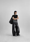 Penilla two-way wide denim pants