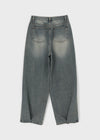 Penilla two-way wide denim pants
