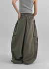 (UNISEX) Banten Banding Wide Balloon Cargo Pants