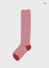 Revki Stripe Long Socks