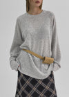 [MADE] Papa Summer Knit Long Sleeve T-shirt (Linen 30%)