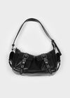 Witton Pocket Buckle Leather Shoulder Bag