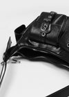 Witton Pocket Buckle Leather Shoulder Bag