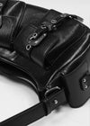 Witton Pocket Buckle Leather Shoulder Bag