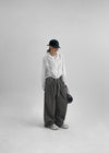 (UNISEX) Melville Carfender Wide Two Way Banding Pants