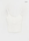 Flavor Lace Button Sleeveless (Built-in Cap)