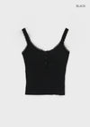 Flavor Lace Button Sleeveless (Built-in Cap)