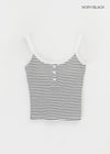 Flavor Lace Button Sleeveless (Built-in Cap)