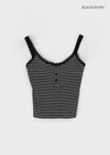 Flavor Lace Button Sleeveless (Built-in Cap)