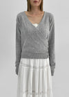 Edmund Button Wrap Cashmere Knit Cardigan