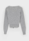 Edmund Button Wrap Cashmere Knit Cardigan