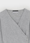 Edmund Button Wrap Cashmere Knit Cardigan