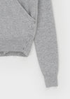 Edmund Button Wrap Cashmere Knit Cardigan
