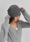 Cubedi Pattern See-Through Beanie