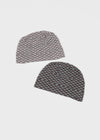 Cubedi Pattern See-Through Beanie