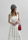 Flavor Lace Button Sleeveless (Built-in Cap)