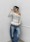 Rakuin Pleats Lace Belt