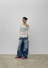 Rakuin Pleats Lace Belt