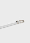 Kowang Silver Tip Leather Belt